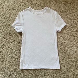 White Tight-Fit Tee | Adult XS | Woman’s tee-shirt